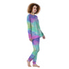 Abstract Psychedelic Holographic Women's Pajamas-grizzshop