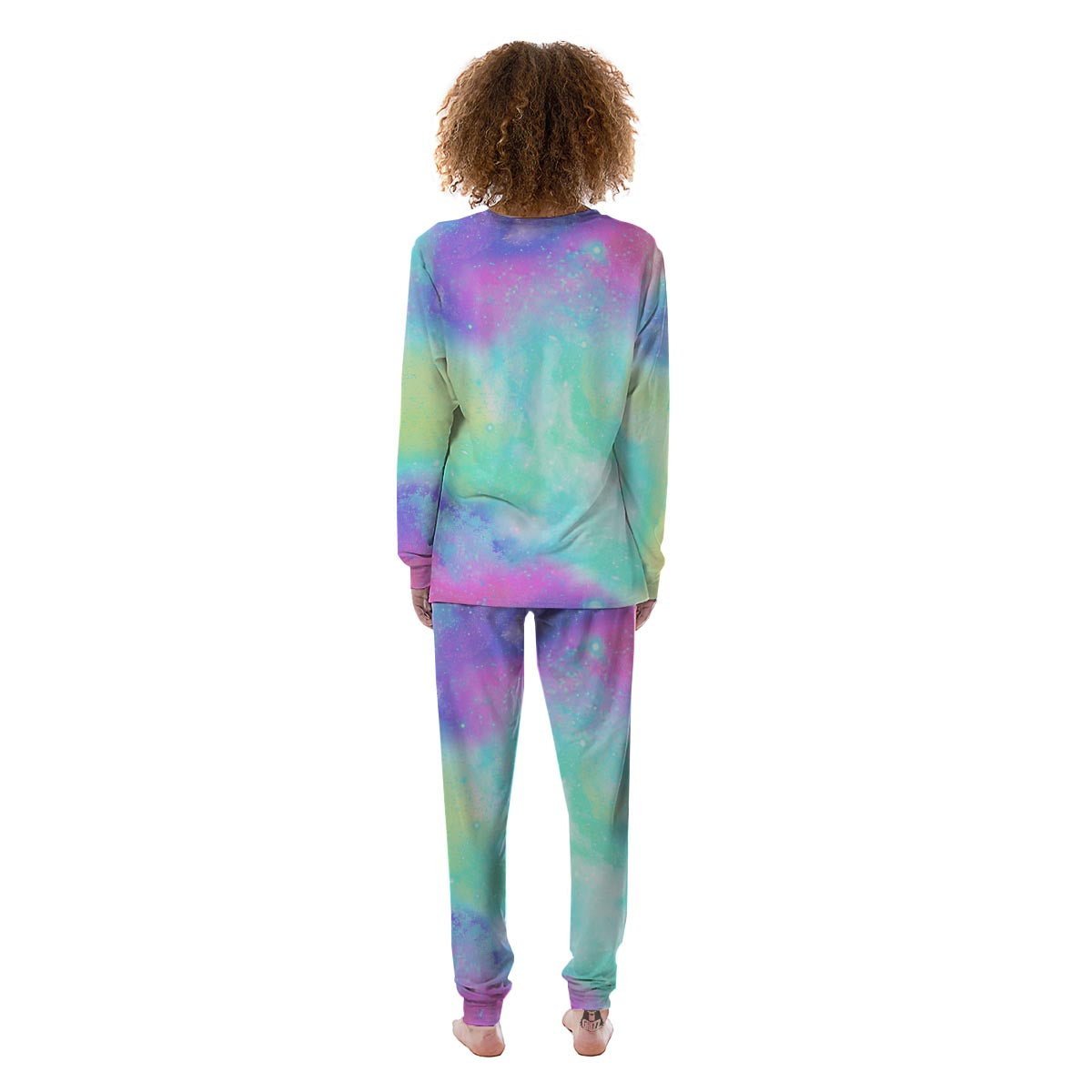 Abstract Psychedelic Holographic Women's Pajamas-grizzshop