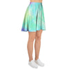 Abstract Psychedelic Holographic Women's Skirt-grizzshop