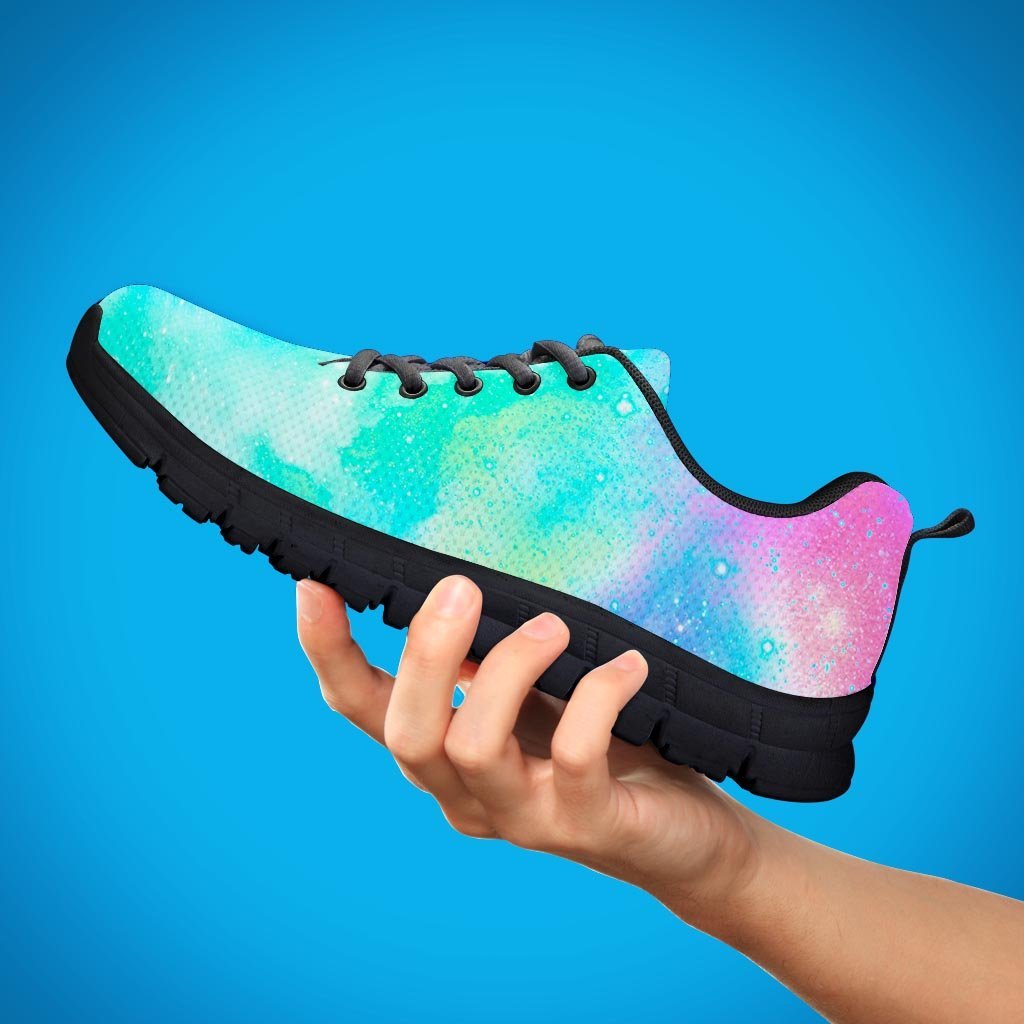 Abstract Psychedelic Holographic Women's Sneakers-grizzshop