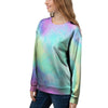 Abstract Psychedelic Holographic Women's Sweatshirt-grizzshop