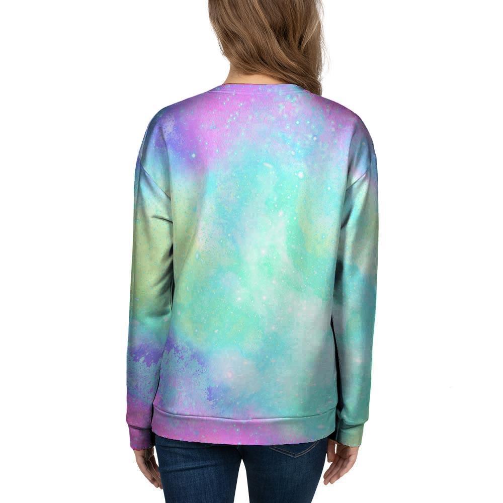 Abstract Psychedelic Holographic Women's Sweatshirt-grizzshop