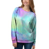 Abstract Psychedelic Holographic Women's Sweatshirt-grizzshop