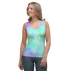 Abstract Psychedelic Holographic Women's Tank Top-grizzshop