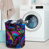Abstract Psychedelic Laundry Basket-grizzshop