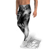 Abstract Psychedelic Liquid Smoke Print Men's Leggings-grizzshop