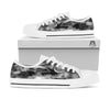 Abstract Psychedelic Liquid Smoke Print White Low Top Shoes-grizzshop