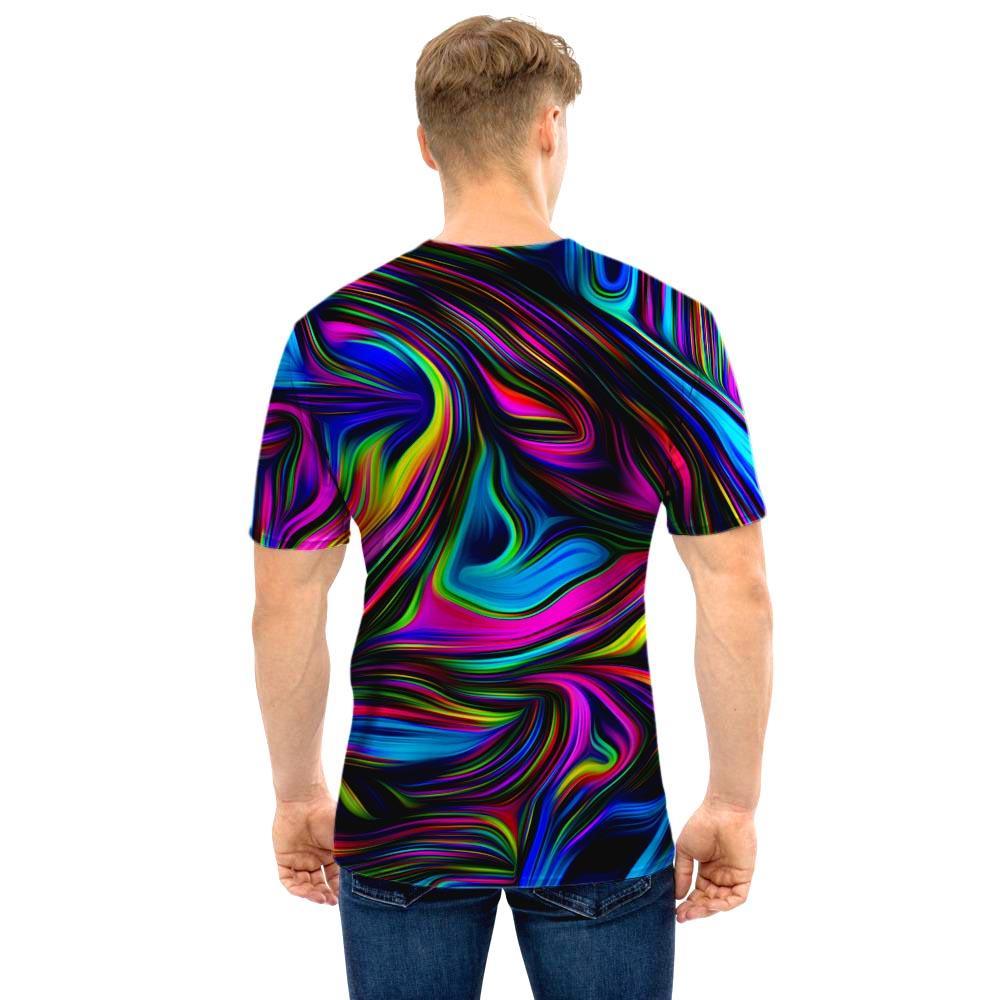 Abstract Psychedelic Men T Shirt-grizzshop