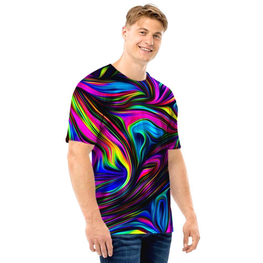 Abstract Psychedelic Men T Shirt-grizzshop
