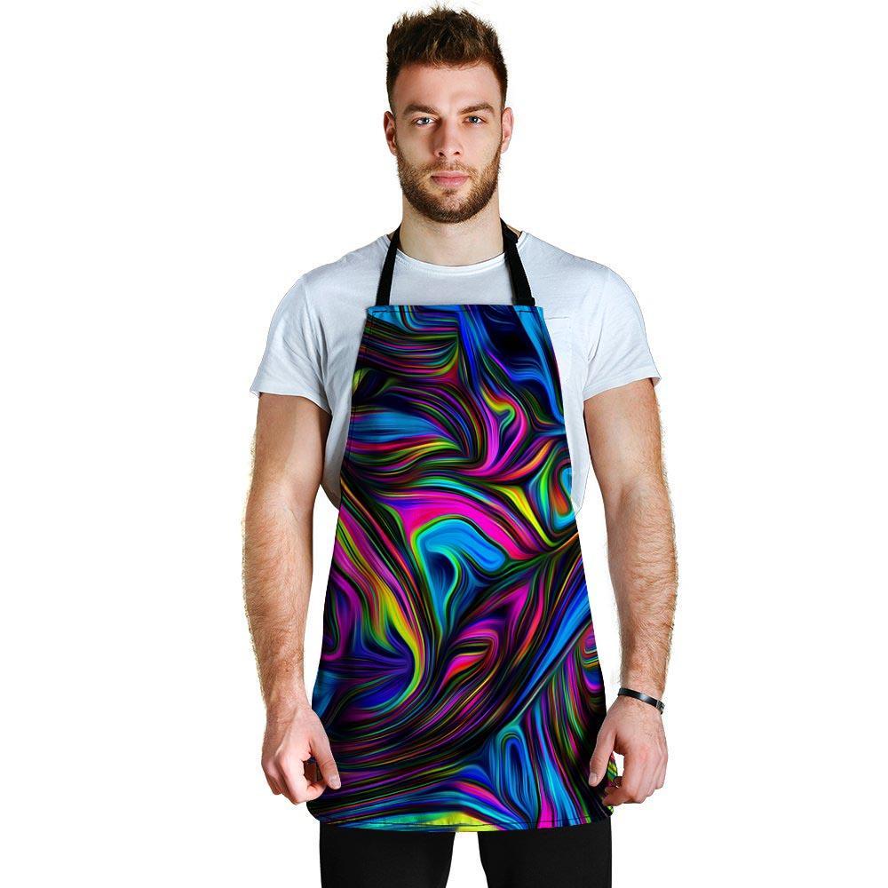 Abstract Psychedelic Men's Apron-grizzshop