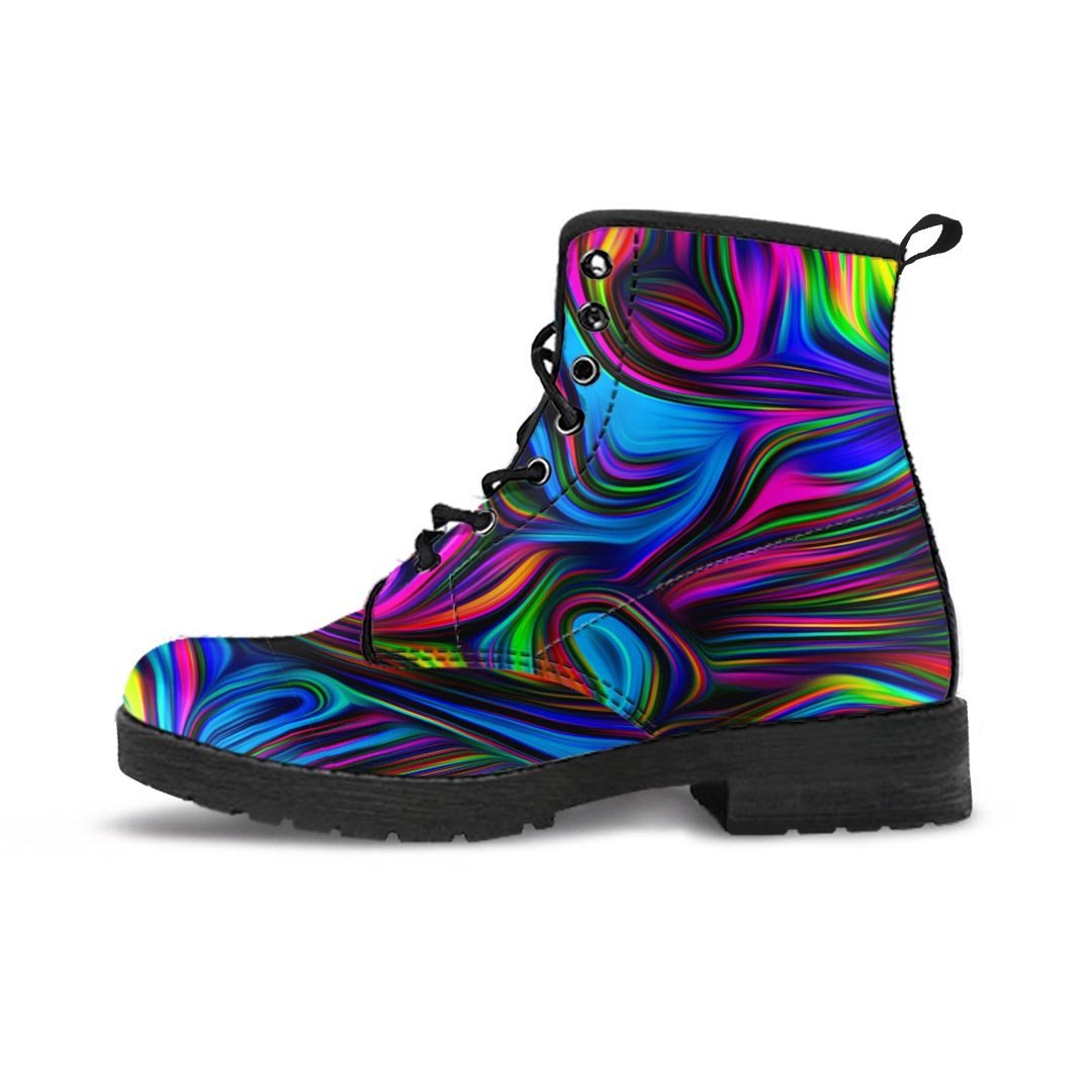 Abstract Psychedelic Men's Boots-grizzshop