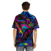 Abstract Psychedelic Men’s Hawaiian Shirt-grizzshop