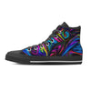 Abstract Psychedelic Men's High Top Shoes-grizzshop