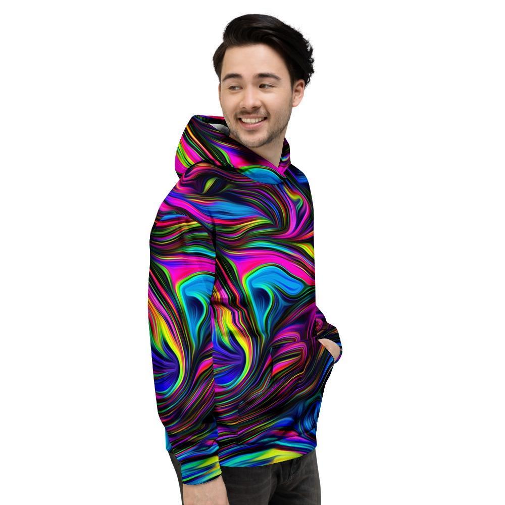 Abstract Psychedelic Men's Hoodie-grizzshop