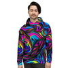 Abstract Psychedelic Men's Hoodie-grizzshop