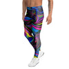 Abstract Psychedelic Men's Leggings-grizzshop