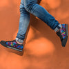 Abstract Psychedelic Men's Low Top Shoes-grizzshop