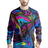 Abstract Psychedelic Men's Sweatshirt-grizzshop