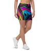 Abstract Psychedelic Mini Skirt-grizzshop