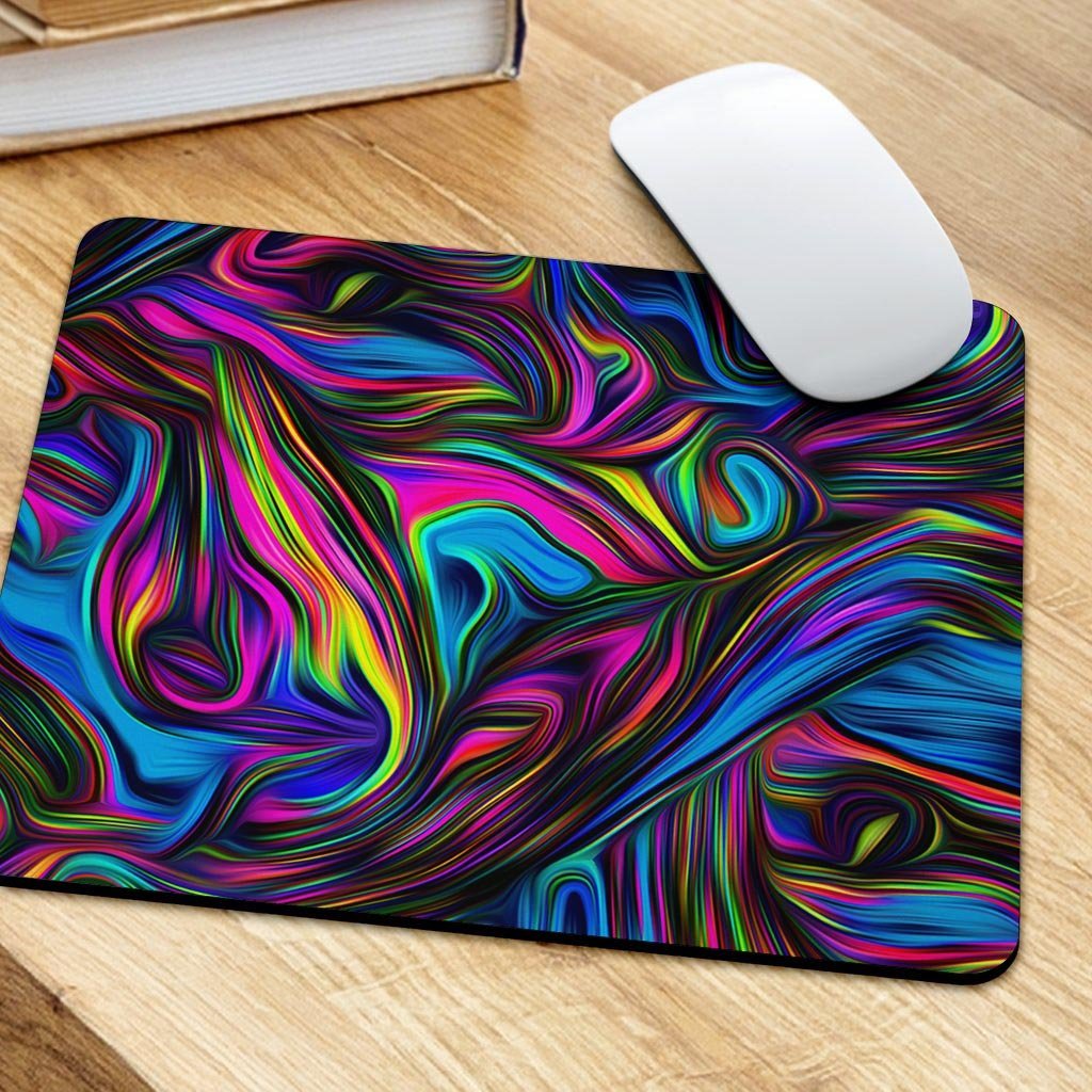 Abstract Psychedelic Mouse Pad-grizzshop