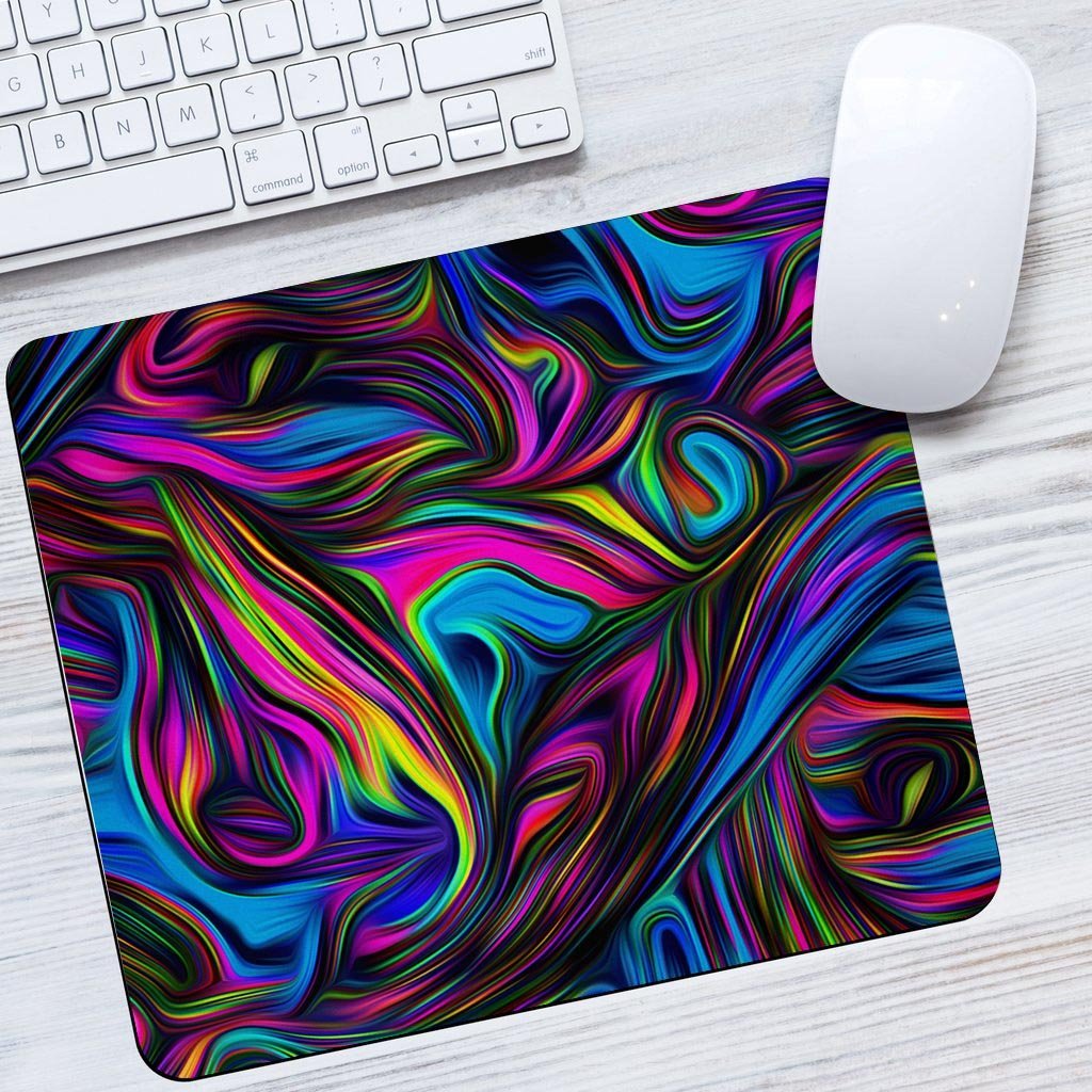 Abstract Psychedelic Mouse Pad-grizzshop