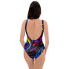 Abstract Psychedelic One Piece Swimsuite-grizzshop