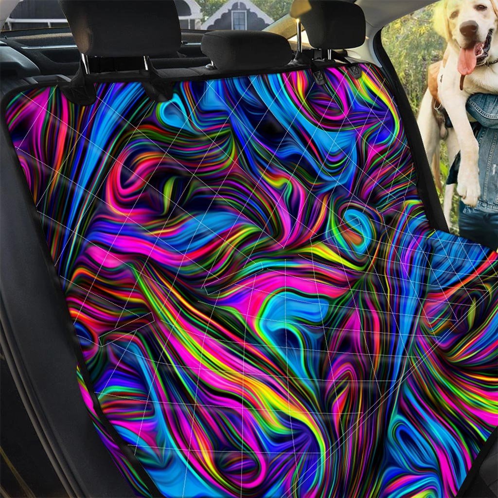 Abstract Psychedelic Pet Car Seat Cover-grizzshop