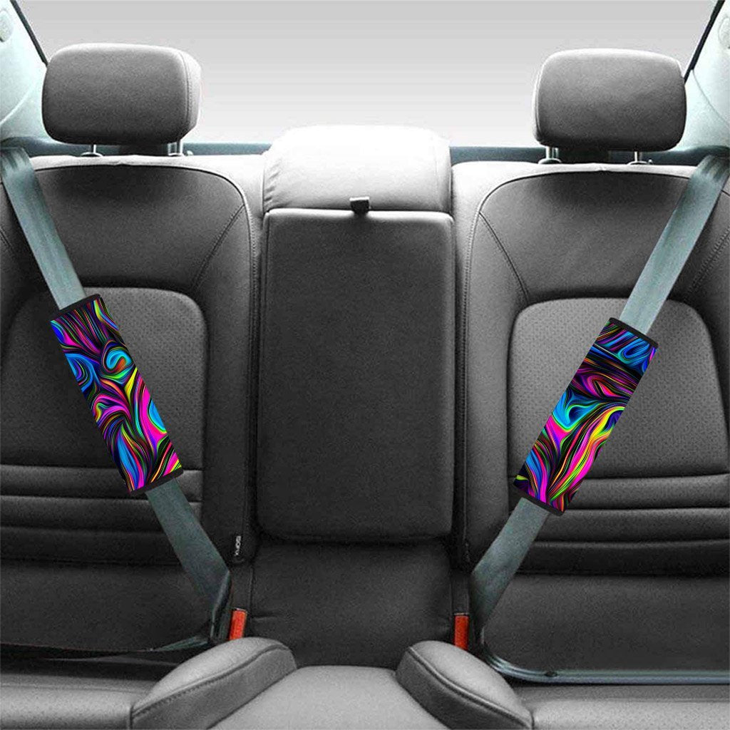 Abstract Psychedelic Seat Belt Cover-grizzshop