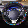 Abstract Psychedelic Steering Wheel Cover-grizzshop