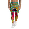 Abstract Psychedelic Women Print Men's Leggings-grizzshop