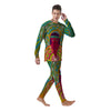 Abstract Psychedelic Women Print Men's Pajamas-grizzshop