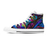 Abstract Psychedelic Women's High Top Shoes-grizzshop