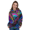 Abstract Psychedelic Women's Hoodie-grizzshop