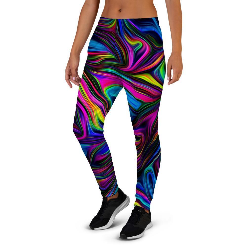 Abstract Psychedelic Women's Joggers-grizzshop