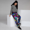 Abstract Psychedelic Women's Joggers-grizzshop