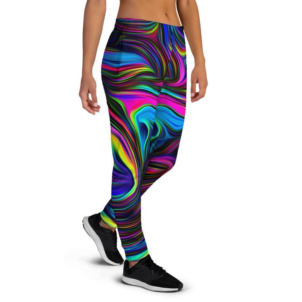 Abstract Psychedelic Women's Joggers-grizzshop