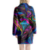 Abstract Psychedelic Women's Robe-grizzshop