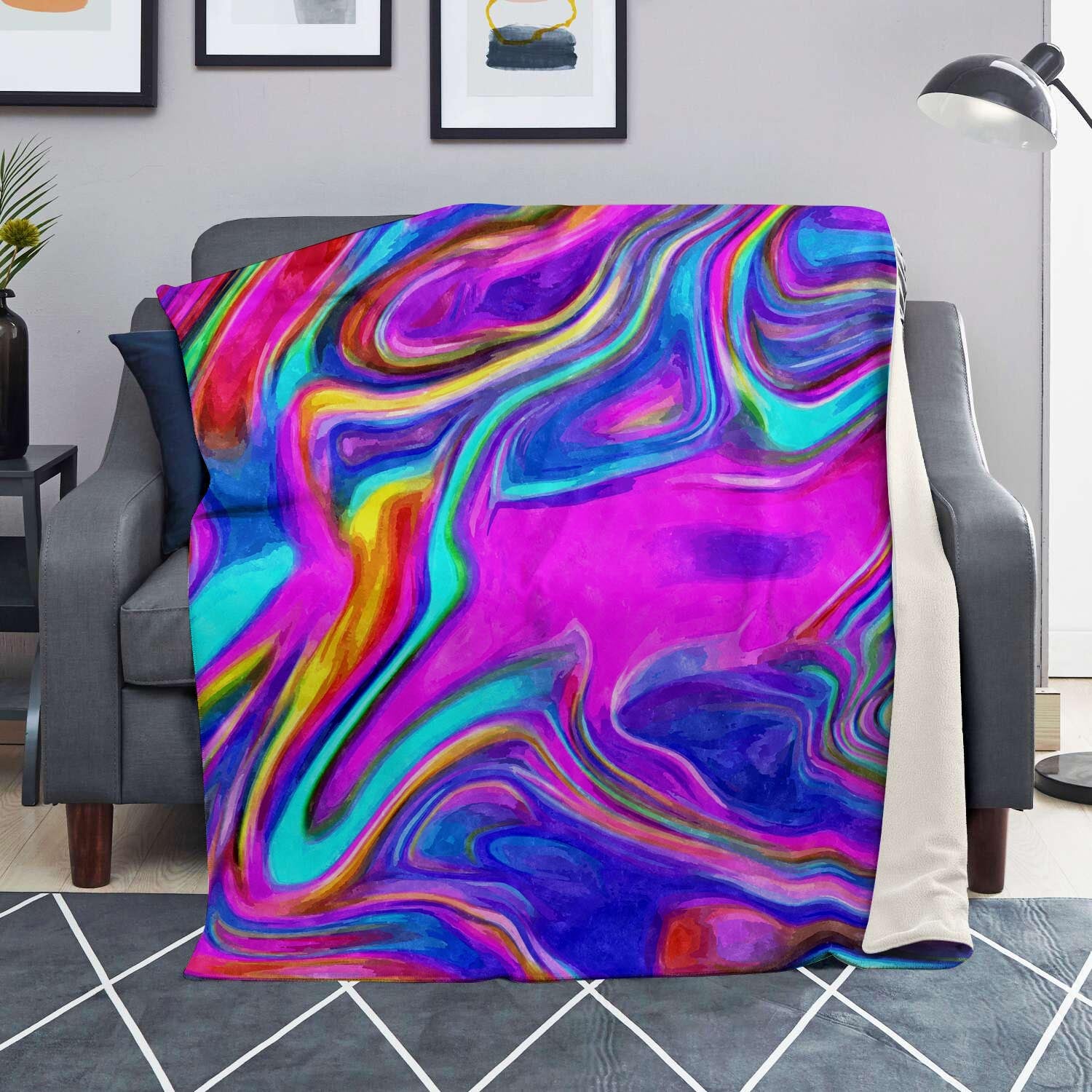 Abstract Purple Blanket-grizzshop