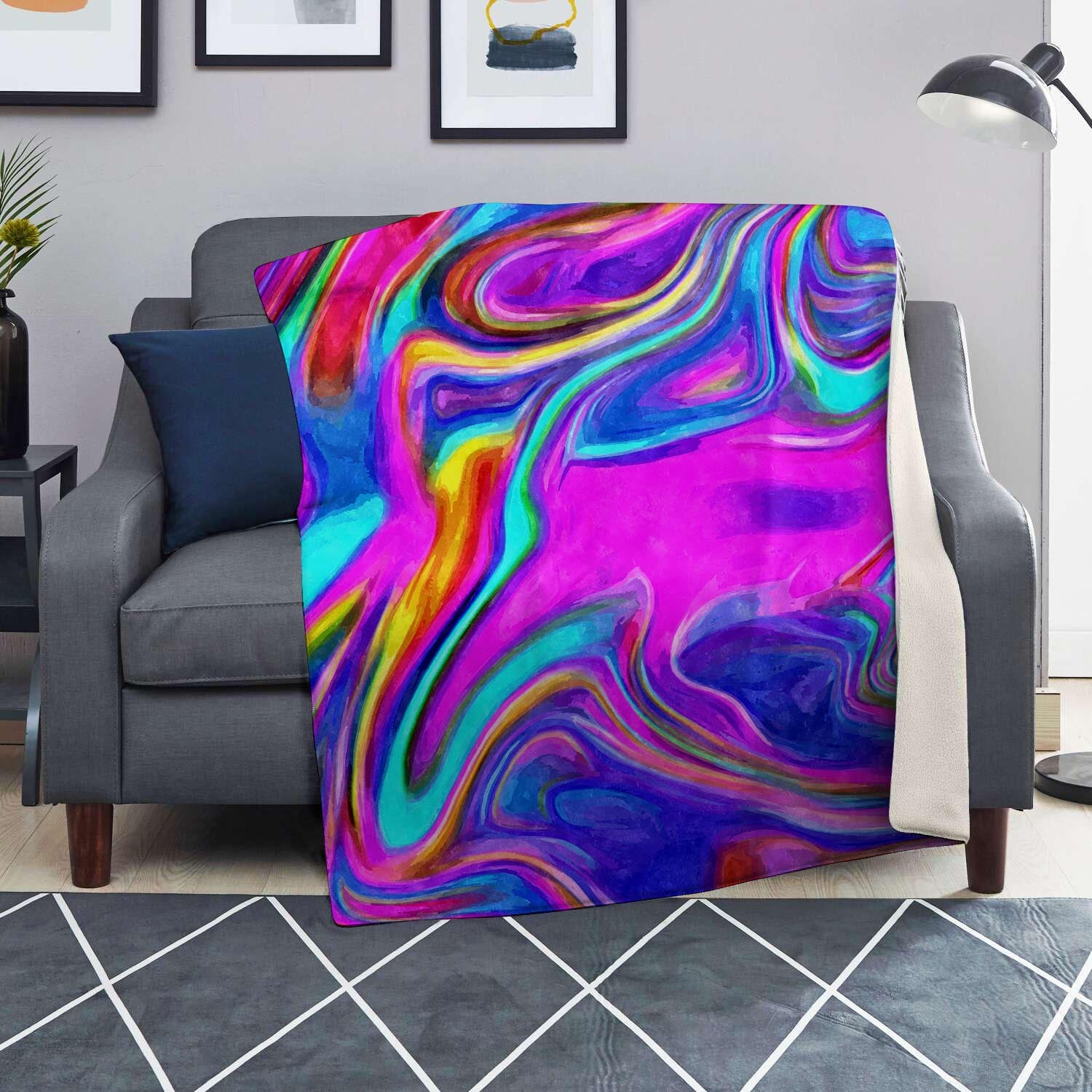 Abstract Purple Blanket-grizzshop