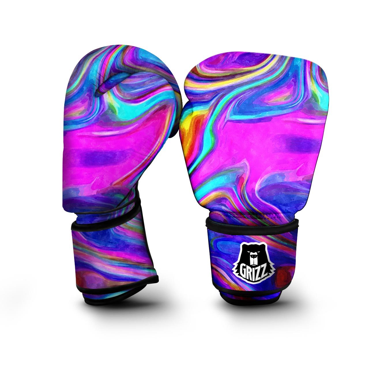 Abstract Purple Boxing Gloves-grizzshop