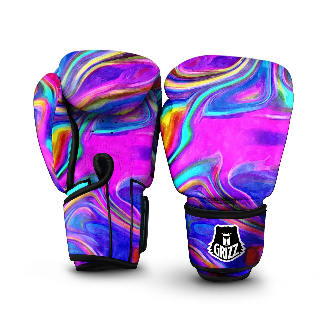 Abstract Purple Boxing Gloves-grizzshop