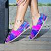 Abstract Purple Canvas Shoes-grizzshop