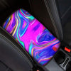 Abstract Purple Car Console Cover-grizzshop