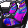 Abstract Purple Car Seat Covers-grizzshop
