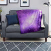 Abstract Purple Galaxy Space Blanket-grizzshop