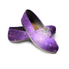 Abstract Purple Galaxy Space Canvas Shoes-grizzshop