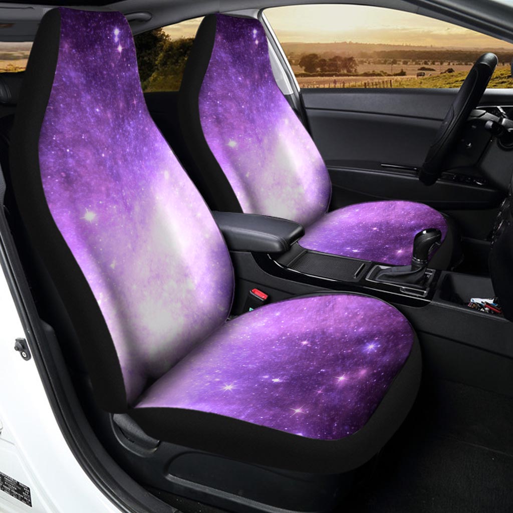 Abstract Purple Galaxy Space Car Seat Covers-grizzshop