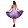 Abstract Purple Galaxy Space Dress-grizzshop