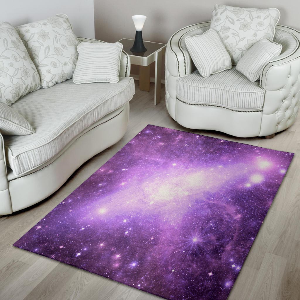 Abstract Purple Galaxy Space Floor Mat-grizzshop