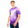 Abstract Purple Galaxy Space Men T Shirt-grizzshop